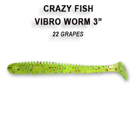 Crazy Fish Vibro Worm 3" - Image 7