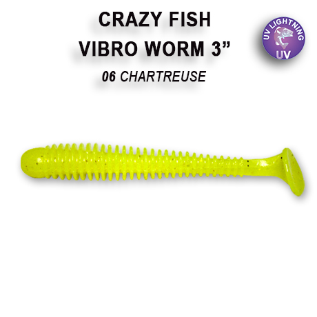 Crazy Fish Vibro Worm 3" - Image 11