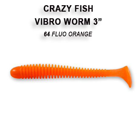 Crazy Fish Vibro Worm 3" - Image 10