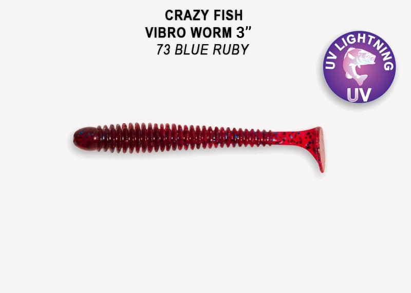 Crazy Fish Vibro Worm 3" - Image 13
