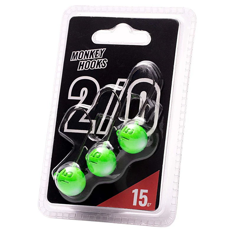 Monkey Lures UV Jigfej 2/0 - Image 3