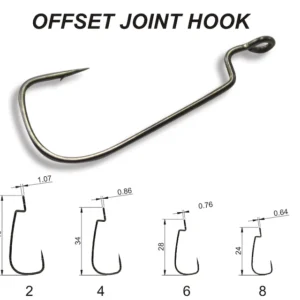 Crazy Fish Offset Joint Hook #10-9/0