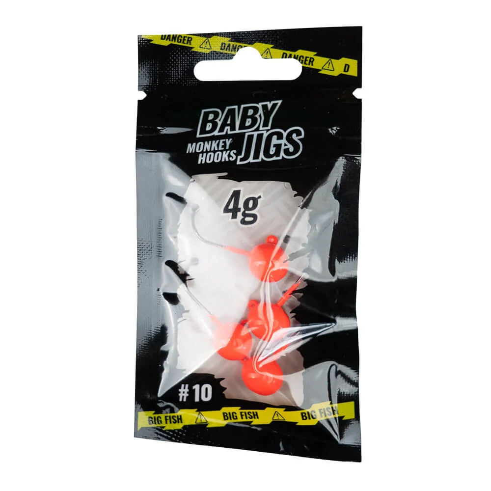 Monkey Lures Monkey Hooks Baby Jigs #10