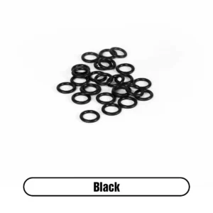 X Zone Lures Pro Series Wacky Rigging O-Rings - Black (25 db/csomag)